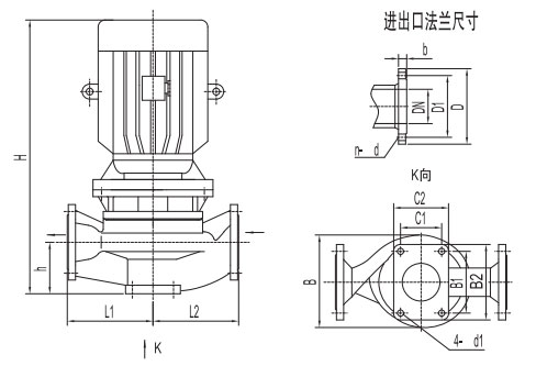 立式節(jié)能泵安裝圖 立式節(jié)能泵安裝圖
